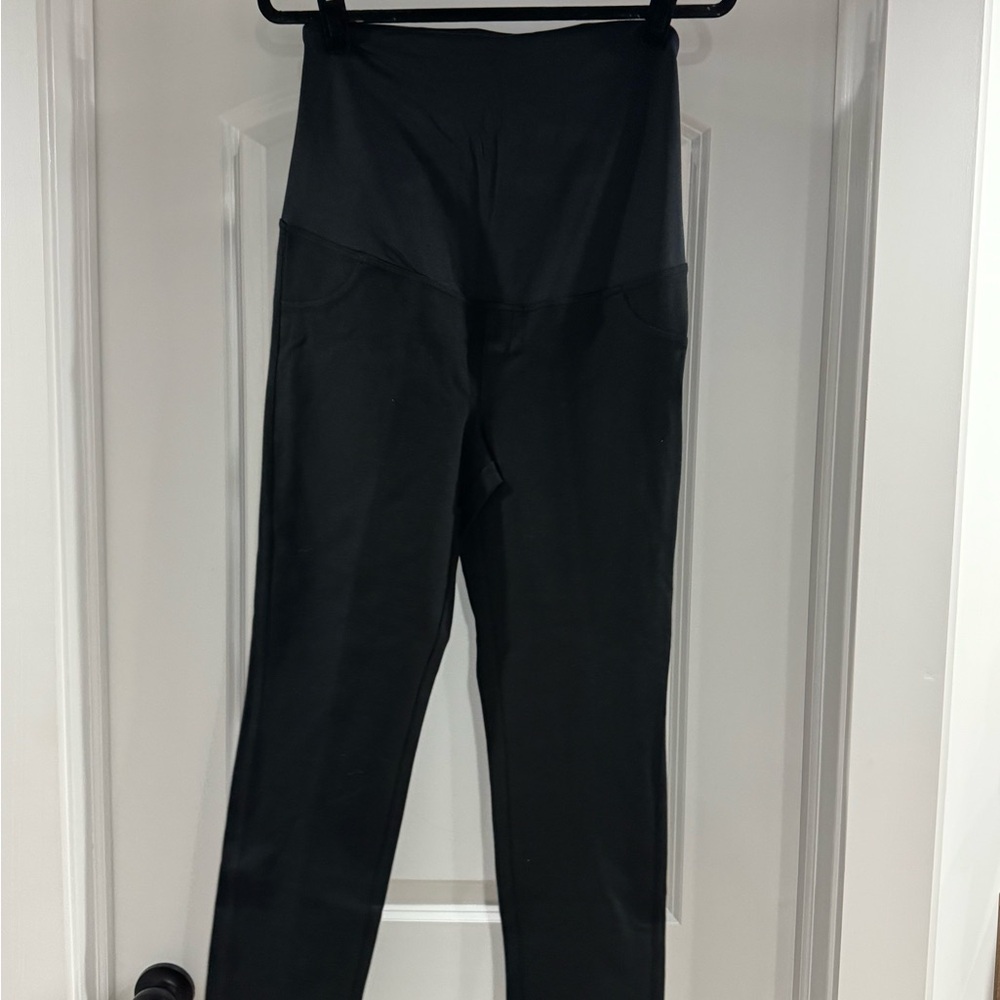 Isabel Maternity Black Leggings